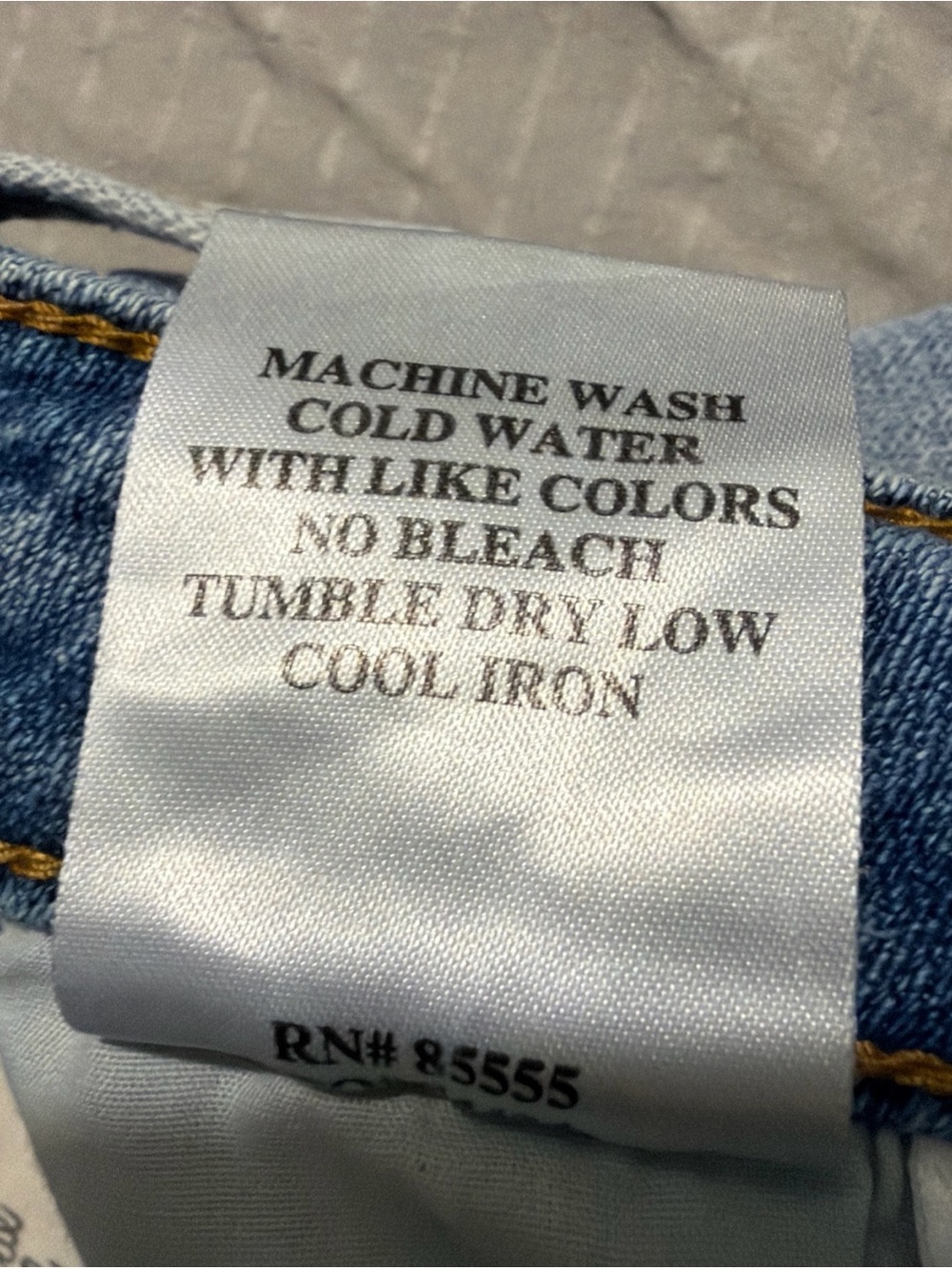 Cosmic Blue Love- High-rise Slim Stretch Jeans, Size 32 - Picture 6 of 13